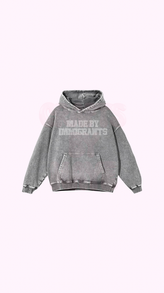 *Pre-Order* Made By Immigrants Hoodie Gray