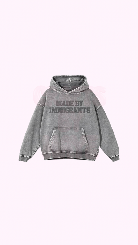 *Pre-Order* Made By Immigrants Hoodie Gray