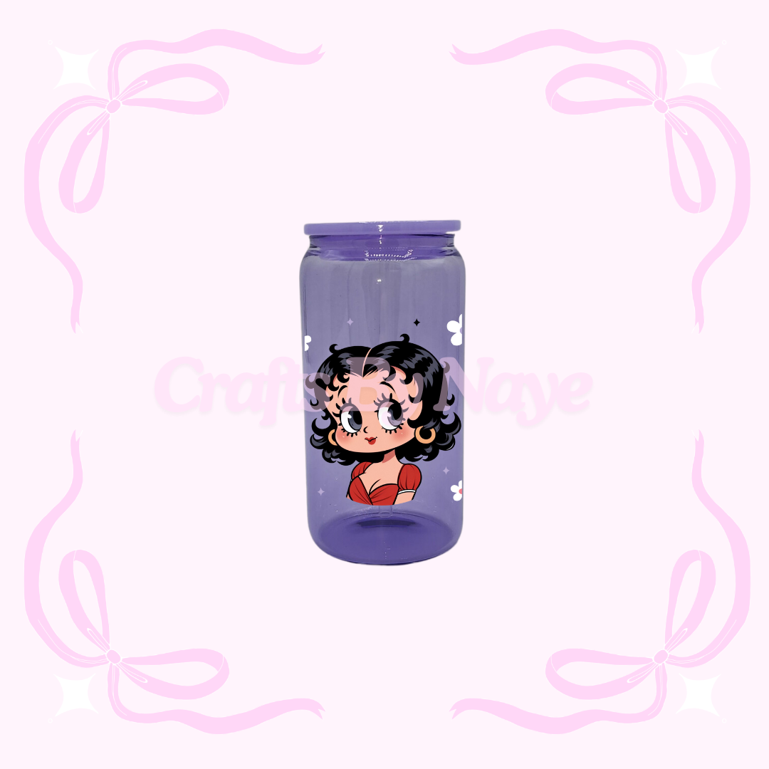 Purple Betty Boop Cup